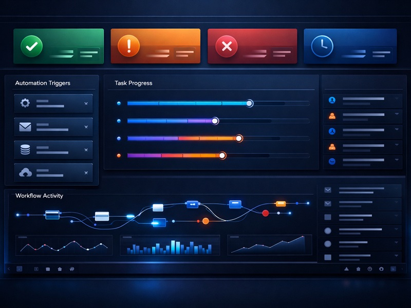 Automation workflow dashboard