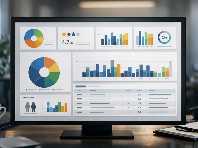 Survey dashboard interface