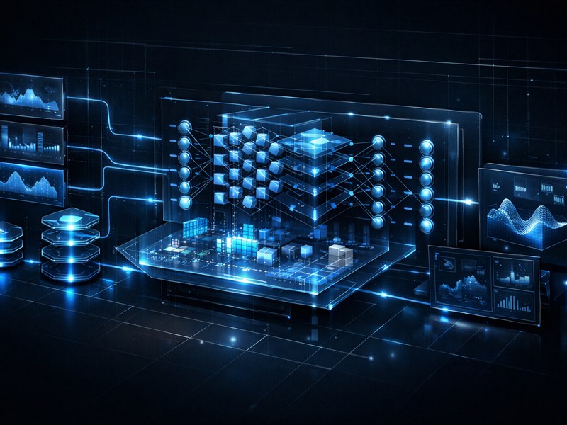 Machine learning model visual
